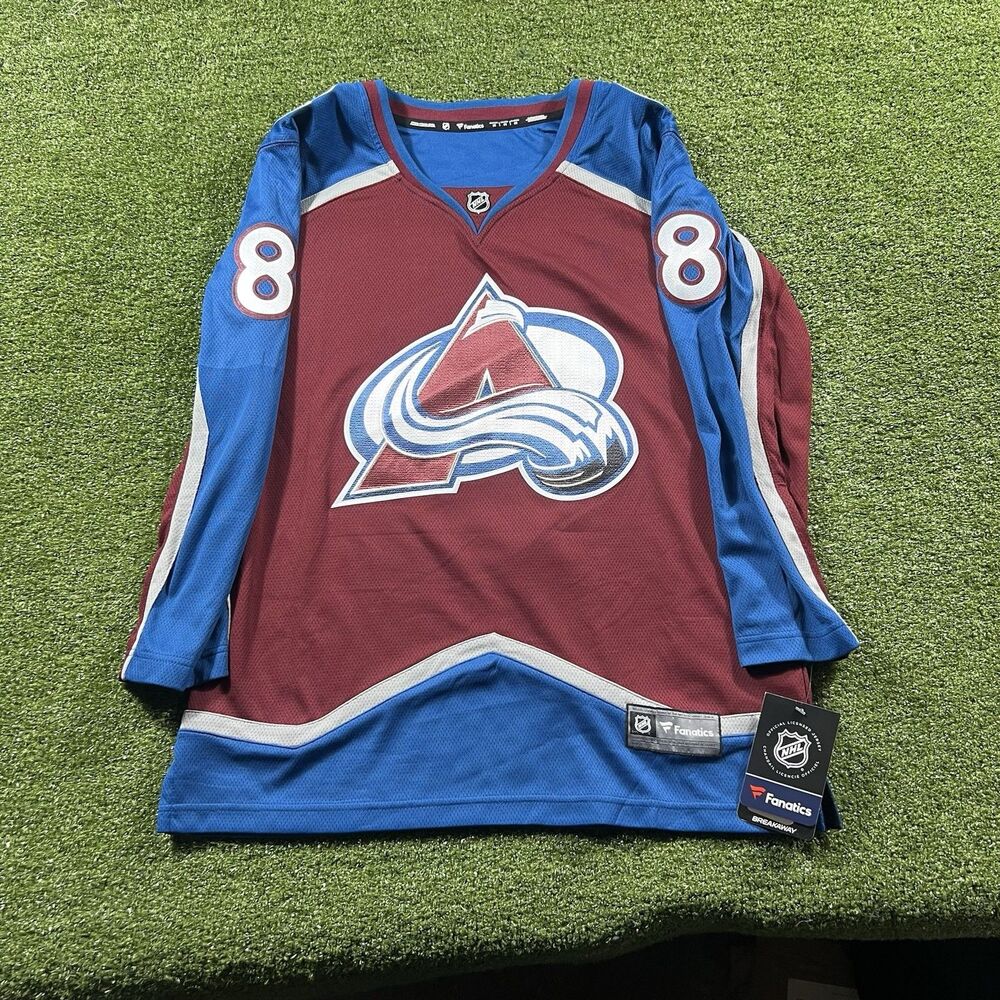 Cale Makar Colorado Avalanche Fanatics Home Breakaway Player Jersey Women M